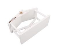 AKOOSY Wooden Nativity Shelter with Star of Bethlehem Rustic Stable For Jesus Birth Scene Miniature Creche Display For Tabletop and Mantel Holiday Christian Decor