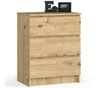 AKORD | Cajonera | Mesita de noche | Armario de comoden | Ideal para objetos pequeños | Contenedor con ruedas | Placa laminada | Duradero | Diseño elegante | Garantizado.