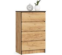 AKORD | Cajonera | Mesita de noche | Armario de comoden | Ideal para objetos pequeños | Contenedor con ruedas | Placa laminada | Duradero | Diseño elegante | Garantizado.