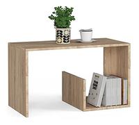 AKORD | Mesa de Centro de Madera Paul | Mesa de café | Mesa de Centro para Sala de Estar | Mesa Baja Moderna | Consola de Entrada | Decoración del hogar | 80 x 45 x 40 cm | Roble Sonoma
