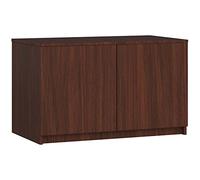 AKORD | Módulo Superior de Armario | Aumenta la Capacidad | Armario de 2 Estantes y 2 Puertas | Resistente | Fácil de Montar | 90x51x55 cm | Wengé