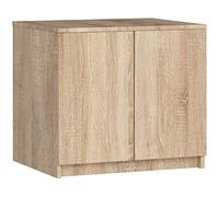 AKORD | módulo Superior de Armario | Aumenta la Capacidad del Armario | Armario 2 estantes y 2 Puertas | Resistente | Fácil de Montar | 60x51x55 cm | Roble Sonoma