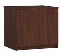 AKORD | módulo Superior de Armario | Aumenta la Capacidad del Armario | Armario de 2 estantes y 2 Puertas | Resistente | Fácil de Montar | 60x51x55 cm | Wengé