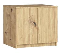 AKORD | módulo Superior de Armario | Aumenta la Capacidad del Armario | Armario de 2 estantes y 2 Puertas | Resistente | Fácil de Montar | 60x51x55 cm | Roble Artisan