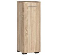 AKORD | Mueble de Baño de Pie | Cómoda de Baño | Fin S30 de Una Puerta | A30 x H82 x F30 cm | Puerta con Montaje Izquierdo o Derecho | 12,5 kg | Roble Sonoma