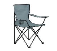 AKORD Silla de Camping Plegable ANTER en Gris