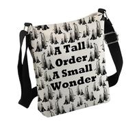 AKOTSK - Bolso cruzado inspirado en la película A Tall Order A Small Wonder AKOTSK Merchandise for Movie Lover, Wonderbag