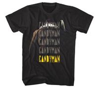 AKOXBFH Candyman Say it 5 Times Men's T Shirt Hook Hand Horror Movie Poster Black3XL