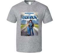 AKOXBFH Highway To Heaven Michael Landon TV Series T Shirt GreyXXL