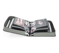 AKOZLIN Caja de almacenamiento para DVD CD con hojas de título extra anchas, portaencuadernación, cartera, álbum, bolsa de DVD, caja de almacenamiento para medios de película, 200 unidades de disco