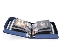 AKOZLIN Caja de almacenamiento para DVD CD con hojas de título extra anchas, portaencuadernación, cartera, álbum, bolsa de DVD, caja de almacenamiento para medios de película, 200 unidades de disco