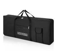AKOZLIN Funda Acolchada portátil para Teclado de Piano eléctrico, 61-76-88 Teclas, Color Negro, Negro, 61 Tasten, Profesional