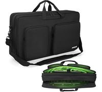 AKOZLIN Funda para controlador de DJ, para Pioneer DJ Lite DDJ-SB3/DDJ-SB2/DDJ-400/DDJ-RB, organizador de controlador de DJ, funda de viaje para controlador de DJ, bolsa de transporte para DJ con