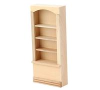 Akozon 1:12 Dollhouse de Madera Modelo de Estantería de Bricolaje Accesorio de Muebles en Miniatura para Muñecas (estantería)