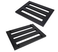 Akozon 1 Juego de Tablero de Pedal de Efectos de Guitarra Eléctrica con Cinta de Configuración y Abrazadera, Tamaños S M Disponibles (M(66x45x17cm/26x17,72x6,69 pulgadas))