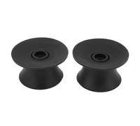 Akozon 1 par de Adaptadores de Eje óptico Nab Hub de 1/4 Pulgadas para Studer, Akai, Abridor de Cinta Universal de Carrete a Carrete con Anillo de Goma