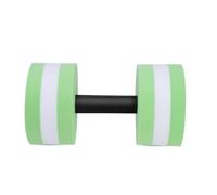 Akozon 1 par de Mancuernas de Agua para Entrenamiento Físico, Pesas de Espuma EVA para Culturismo y Yoga (GREEN)