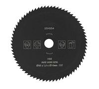 Akozon 1 PC Disco de corte de hoja de sierra circular HSS 85mm * 10mm 72T Herramienta para trabajar la madera para madera metal plástico (Diámetros exteriores: 85 mm, diámetro del agujero: 10 mm)