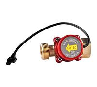 Akozon 1 PCS HT 30 Ac 0 110V 0.2A G3/4 "3/4" Interruptor de Sensor de Flujo de Bomba de Agua con Rosca, Interruptor de Flujo de Agua Ht30, Ac 0 110V 0.2A G3/"3/" de Sensor de de Rosca para