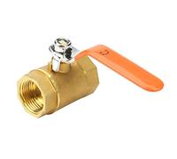 Akozon 1 Válvula de Latón DN20 de 3/4 Pulgadas, 1,6 MPa para Válvula de Cierre Roscada de Gas y Petróleo con Resistencia a Alta Presión, Diseño Compacto para Uso Industrial y Doméstico