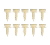 Akozon 10 Clips de Retención para Panel de Ajuste de Puerta Delantera para GM, Pieza de Repuesto 10153057, Clips de Nailon de Fácil Instalación, Diámetro de 18 Mm, Diseño Resistente Al Desgaste