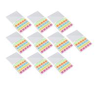 Akozon 10 Conjuntos de Coloridas Bobinas de Máquina de Coser de Plástico con Caja de Almacenamiento Transparente Accesorios de Costura Esenciales para Uso Doméstico