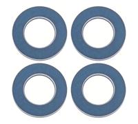 Akozon 10 Juntas de Tapon de Drenaje de Aceite 90430-12031, Arandela de Aplastamiento M12 de Aluminio para Aceite, Arandela de Sellado de Repuesto para Mantenimiento de Vehiculos (50 Uds.)