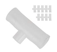 Akozon 10 Paquetes Bebedor de Pollo Menos Boquilla de Agua de Válvula de Bola de Acero para Conexión Directa (1/4 17.5-18 cm Circunferencia de la Cabeza)