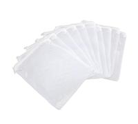 Akozon 10 Paquetes de Bolsas de Filtro de Acuario de Nylon de Malla Grande con Cierre con Cremallera para Carbono Activado, Anillos de Cerámica y Biológica de la Filtración