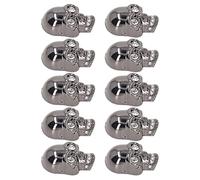 Akozon 10 PCS Skull Rivets Style Gothic Style Skull Sabro para Ropa de Bricolaje, Zapatos y Bolsos (Diamantes de imitación)