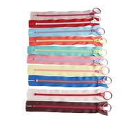 Akozon 10 Piezas de 30 Cm Coloridas Cremalleras Cerradas con Cremalleras Duraderas de Bricolaje para Bolsas, Ropa y Manualidades