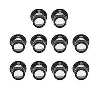 Akozon 10 Uds 10X Lupa de Relojero Lente óptica Profesional Lupa de Joyero Portátil 10X Ocular para Reparación de Relojes Imagen Joyería