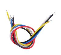 Akozon 10 Uds. Cable de Conexión de Circuito Interno de bajo de Guitarra Eléctrica 19Cm de Alta Sensibilidad Duradero y Colorido (19cm)