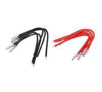 Akozon 10 Uds Cable de Motor Teledirigido Duradero Suave No Se Rompe Fácilmente Cable de Extensión de Conector de Balas Confiable para Motor de Cepillo