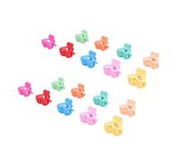 Akozon 100 Piezas Mini Pinzas de Garra Diseño de Doble Corazón - Pequeñas Horquillas y Accesorios para el Cabello de Colores - Pinzas para el Cabello Ideales para el Peinado