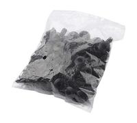 Akozon 100 Uds Negro 8Mm Agujero Coche Remaches Sujetador Guardabarros Parachoques Push Clips para