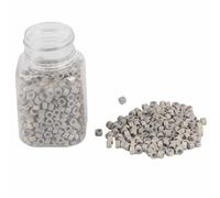 Akozon 1000 Cuentas de Anillos de Microenlace Forrados de Silicona para Extensión de Cabello para una Fácil Instalación (Beige)