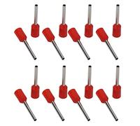 Akozon 1000pcs Terminales de Férula Aislada Conectores de Enjuague de Cobre para AWG 22 Pon de Alambre Eléctrico Tipo de Alambre de Cable Kit de Conector de Férula (E0510)