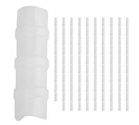 Akozon 100pcs Greenhouse Film Clamps Conectores de Tubería de Jardín para Redes de Sol y Cubiertas de Invernadero (#4)