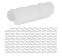 Akozon 100pcs Greenhouse Film Clamps Conectores de Tubería de Jardín para Redes de Sol y Cubiertas de Invernadero (#3)