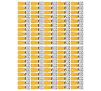 Akozon 100PCS Terminal de Cable Aislado Conector de Engarzado Eléctrico de Pala Hembra AWG 12-10 4-6 ²