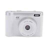 Akozon 1080p 12mp Cámara Digital Digital Focus Vlog Camera de 2.8 Pulgadas Pantalla de Volteo 8X Zoom Digital Anti Shake Fotografía de Viaje Selfie (White)