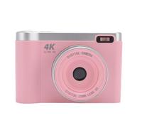 Akozon 1080p 12mp Cámara Digital Digital Focus Vlog Camera de 2.8 Pulgadas Pantalla de Volteo 8X Zoom Digital Anti Shake Fotografía de Viaje Selfie (Rosado)