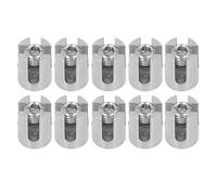 Akozon 10pcs 316 Menos Acero Cable Cruzado Cabe de Cable Durable Clips de Cuerda para Barandilla