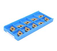 Akozon 10pcs DNMG150408 TM LF9018 Insertos de Cuchilla CNC de Carburo Sólido Indexable para Corte de Metal