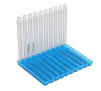 Akozon 10pcs M3 X 0.5 Mm HSS Recto Toque Toque Taladro Juego de Broca de Alta Dureza Herramienta de Golpe