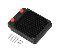 Akozon 120 Mm 240 Mm 360 Mm 480 Mm Radia o, Disipador de Calor de Cobre Compu Er WA Er Líquido de Refrigeración G1 4 Ventiladores de Hilo Intercambiador PC Enfriador para (120mm)