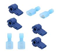 Akozon 120 Pares T Tap Tap con Conectores DE Conectores DE Terminal DE ELECTRICALES del ALIMENTO DE Plazo (Blue)