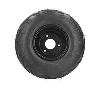 Akozon 145/70-6 Neumático de Caucho sin Cámara para ATV con Llanta de 6 Universal para Go Karts UTVs Quads y 4 Wheelers