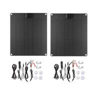 Akozon 15W*4 5V 12V Panel Solar Batería Cargador de Goteo Portátil para el Automóvil Teléfonos RV Cámara Deportiva para la Computadora Portátil Campamento (2)